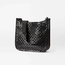 Load image into Gallery viewer, MZ Wallace Woven Box Crossbody - Black Lacquer