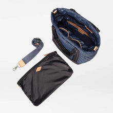 Load image into Gallery viewer, MZ Wallace Small Empire Tote - Navy &amp; Black