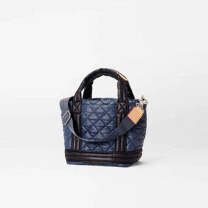 MZ Wallace Mini Empire Tote - Navy & Black