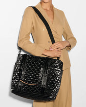 Load image into Gallery viewer, MZ Wallace Large Empire Tote - Black Liquid