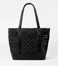 Load image into Gallery viewer, MZ Wallace Large Empire Tote - Black Liquid