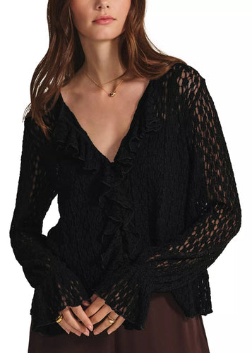 Velvet Natalie Top - Black