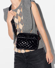 Load image into Gallery viewer, MZ Wallace Small Metro Camera Bag - Black Lacquer