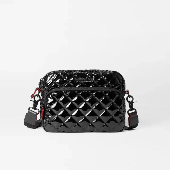 MZ Wallace Small Metro Camere Bag - Black Lacquer