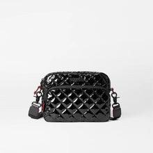 Load image into Gallery viewer, MZ Wallace Small Metro Camera Bag - Black Lacquer