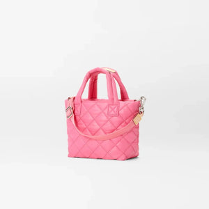 MZ Wallace Petite Metro Tote Deluxe - Flamingo