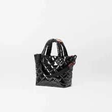 Load image into Gallery viewer, MZ Wallace Petite Metro Tote Deluxe - Black Lacquer