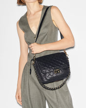 Load image into Gallery viewer, MZ Wallace Medium Crosby Lock Crossbody - Black