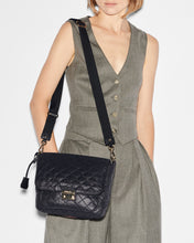 Load image into Gallery viewer, MZ Wallace Medium Crosby Lock Crossbody - Black