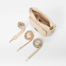 Load image into Gallery viewer, MZ Wallace Medium Crosby Lock Crossbody - Buff