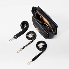 Load image into Gallery viewer, MZ Wallace Medium Crosby Lock Crossbody - Black