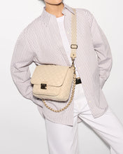 Load image into Gallery viewer, MZ Wallace Medium Crosby Lock Crossbody - Buff