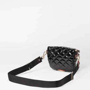 MZ Wallace Micro Crosby Sling - Black Lacquer