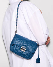 Load image into Gallery viewer, MZ Wallace Crosby Lock Small Crossbody - French Blue