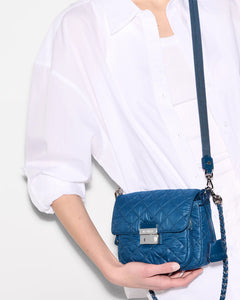 MZ Wallace Crosby Lock Small Crossbody - French Blue