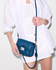 MZ Wallace Crosby Lock Small Crossbody - French Blue