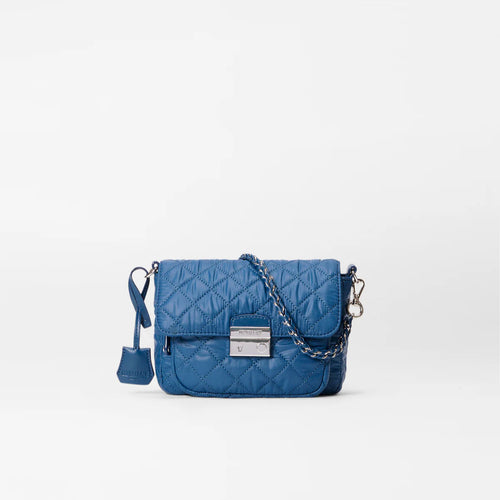 MZ Wallace Crosby Lock Small Crossbody - French Blue