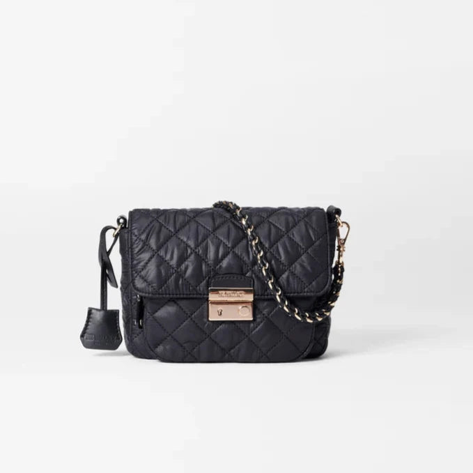 MZ Wallace Crosby Lock Small Crossbody - Black