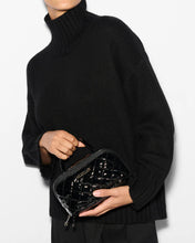 Load image into Gallery viewer, MZ Wallace Metro Accordion Cosmetic - Black Lacquer