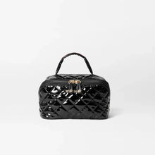 Load image into Gallery viewer, MZ Wallace Metro Accordion Cosmetic - Black Lacquer