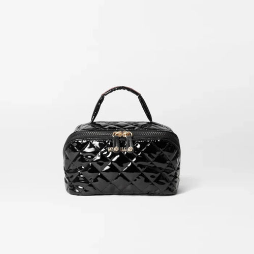 MZ Wallace Metro Accordion Cosmetic - Black Lacquer
