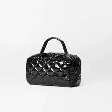 Load image into Gallery viewer, MZ Wallace Metro Accordion Cosmetic - Black Lacquer
