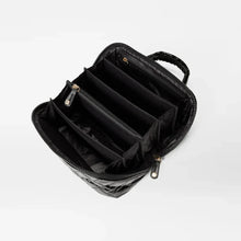 Load image into Gallery viewer, MZ Wallace Metro Accordion Cosmetic - Black Lacquer