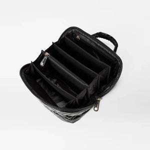 MZ Wallace Metro Accordion Cosmetic - Black Lacquer