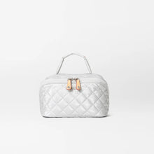 Load image into Gallery viewer, MZ Wallace Metro Accordion Cosmetic - Oyster Metallic