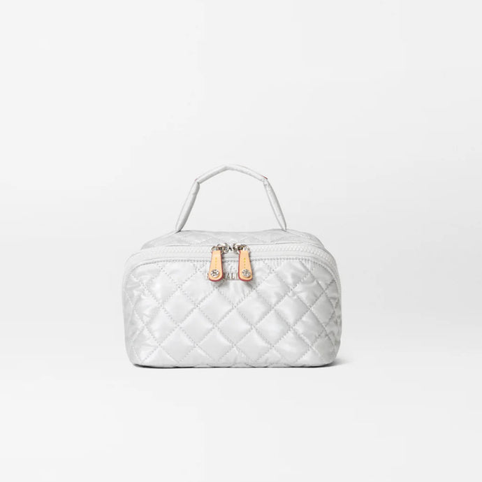 MZ Wallace Metro Accordion Cosmetic - Oyster Metallic