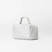 Load image into Gallery viewer, MZ Wallace Metro Accordion Cosmetic - Oyster Metallic