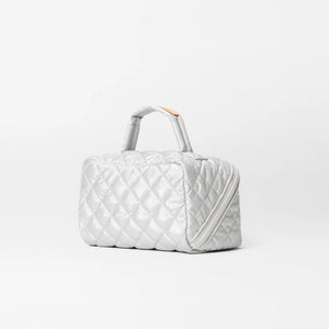MZ Wallace Metro Accordion Cosmetic - Oyster Metallic