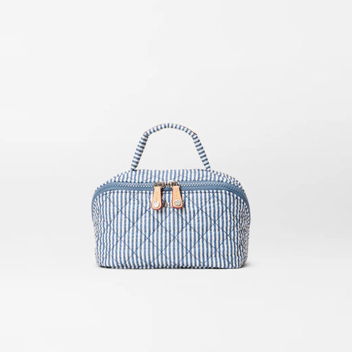 MZ Wallace Metro Accordion Cosmetic - Seersucker