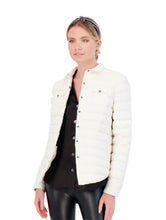 Load image into Gallery viewer, Cotes of London The Harrow Velour Down Shirt - Ivory