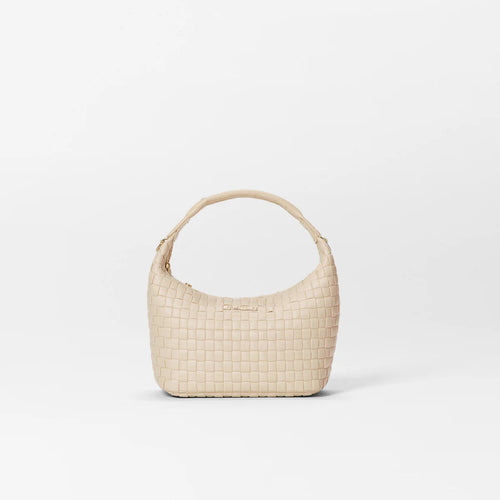 MZ Wallace Mini Woven Hobo - Buff