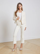 Load image into Gallery viewer, L&#39;Agence Brooke Tweed Blazer - Ecru