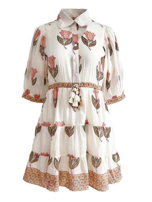 Bell by Alicia Bell Blair Mini Dress - Peach Tulip