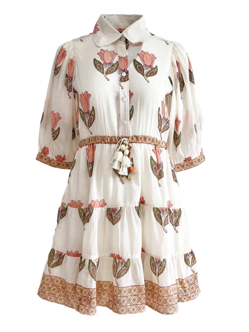 Bell by Alicia Bell Blair Mini Dress - Peach Tulip