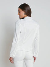 Load image into Gallery viewer, L&#39;Agence Shuri Denim Jacket - Blanc