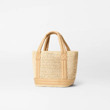 Load image into Gallery viewer, MZ Wallace Mini Crochet Tote - Raffia/Camel