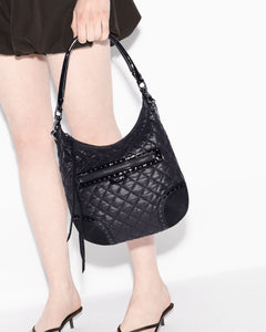 MZ Wallace Multi Stud Crosby Sienna - Black