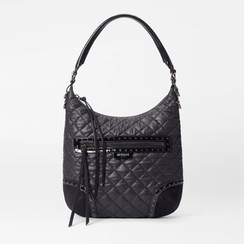 MZ Wallace Multi Stud Crosby Sienna - Black
