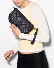 Load image into Gallery viewer, MZ Wallace Small Astor Convertible Clutch - Black
