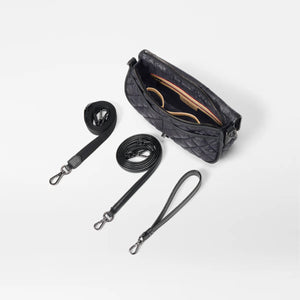 MZ Wallace Small Astor Convertible Clutch - Black