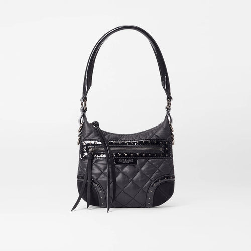 MZ Wallace Mini Multi Stud Crosby Sienna - Black