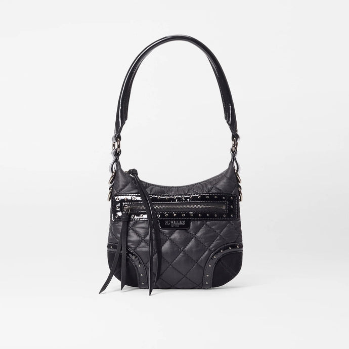 MZ Wallace Mini Multi Stud Crosby Sienna - Black