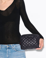 Load image into Gallery viewer, MZ Wallace Medium Double Zip Cosmetic - Black