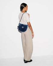 Load image into Gallery viewer, MZ Wallace Crosby Lock Saddle - Midnight Velvet