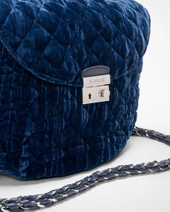 MZ Wallace Crosby Lock Saddle - Midnight Velvet