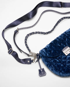 MZ Wallace Crosby Lock Saddle - Midnight Velvet